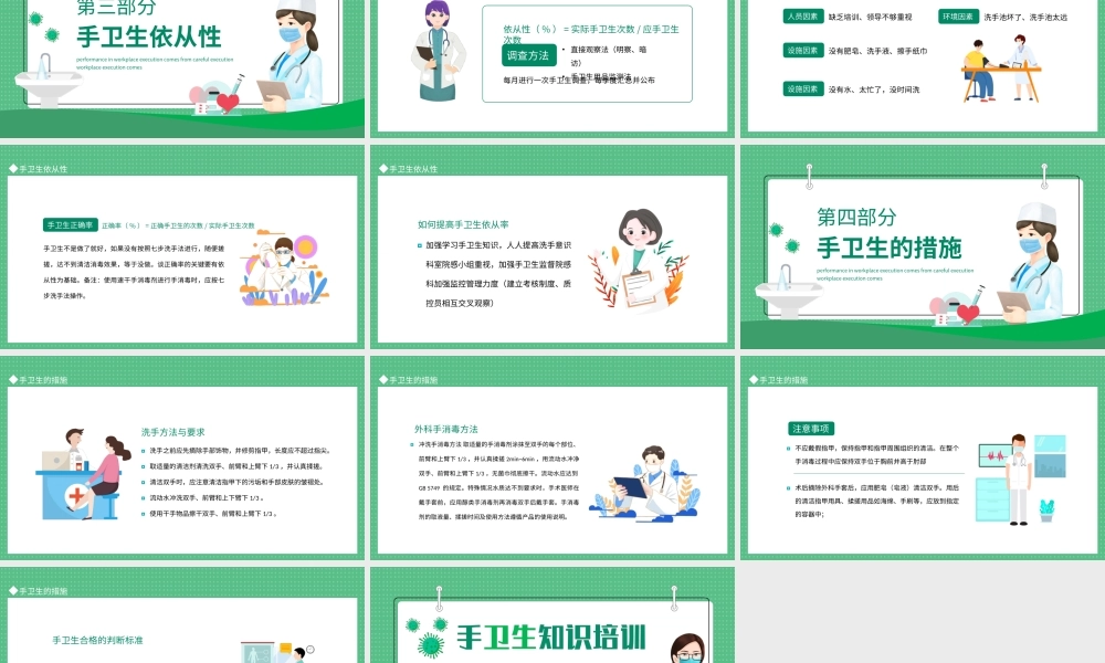 手部卫生知识培训-医护人员手卫生知识培训讲座PPT课件（带内容）.ppt