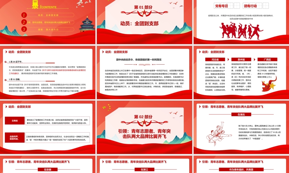 请党放心战疫有我-战疫中的共青团组织团委团支部团课PPT课件（带内容）.pptx