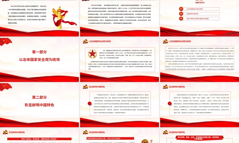 深刻认识中国特色国家安全道路PPT课件（带内容）.ppt