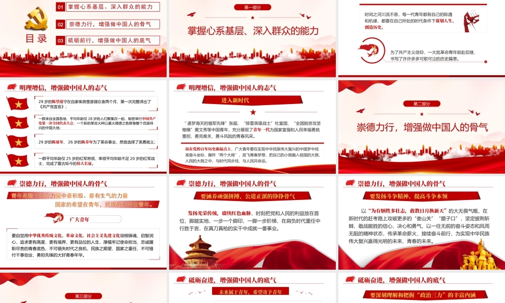 年轻干部应该修炼六力-国企机关事业单位党日活动党课课件学习PPT课件（带内容）.ppt
