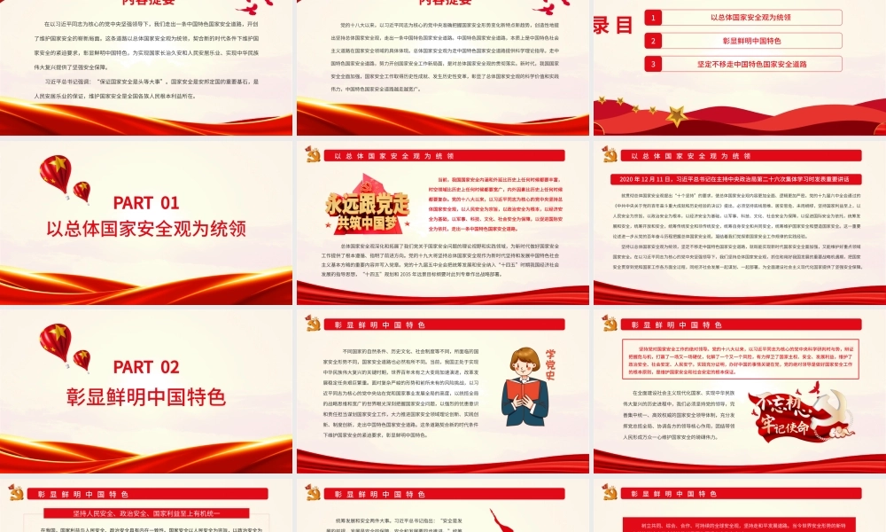 深刻认识中国特色国家安全道路PPT课件（带内容）.pptx
