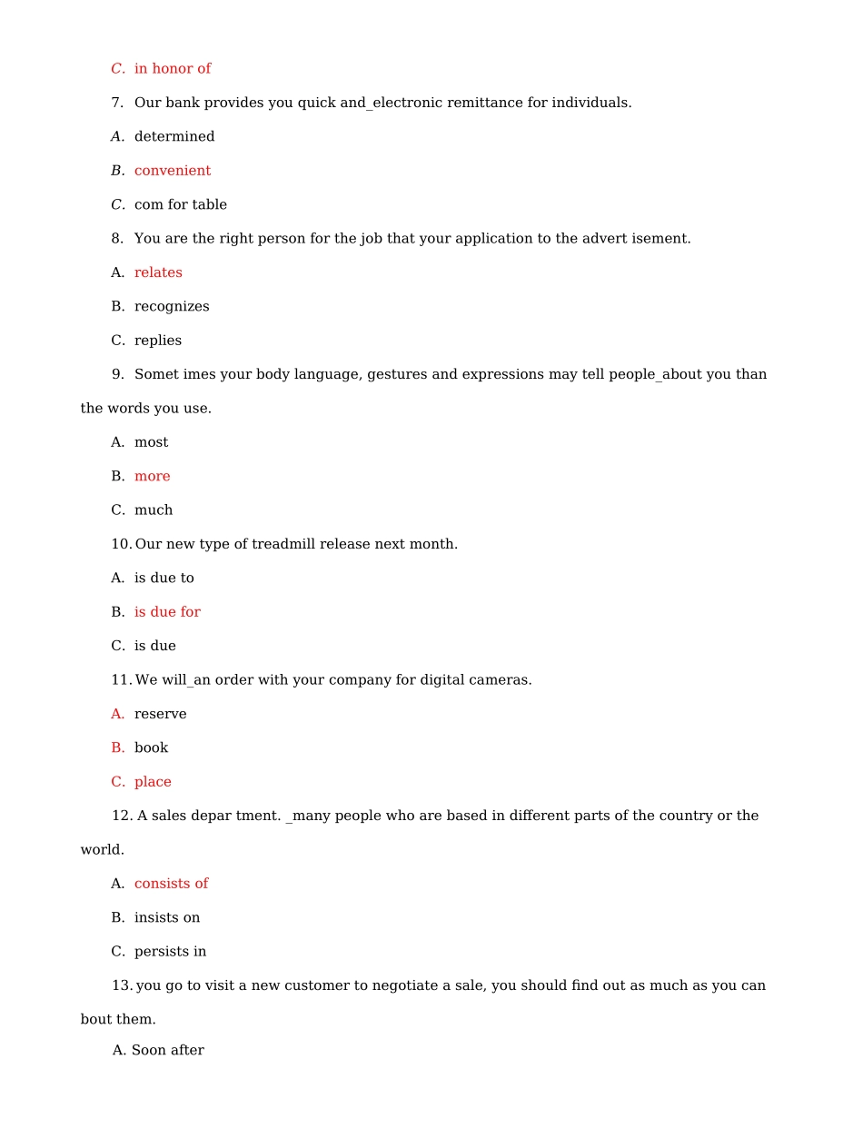 国家开放大学电大本科《商务英语3》期末试题及答案（b试卷号：1380）.docx_第3页