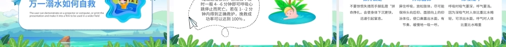 防溺水措施六不准安全常识需牢记PPT课件（带内容）.pptx