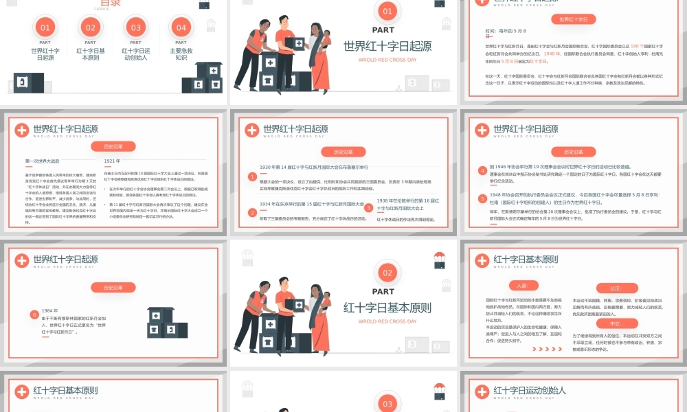 世界红十字日节日介绍宣传PPT课件.pptx