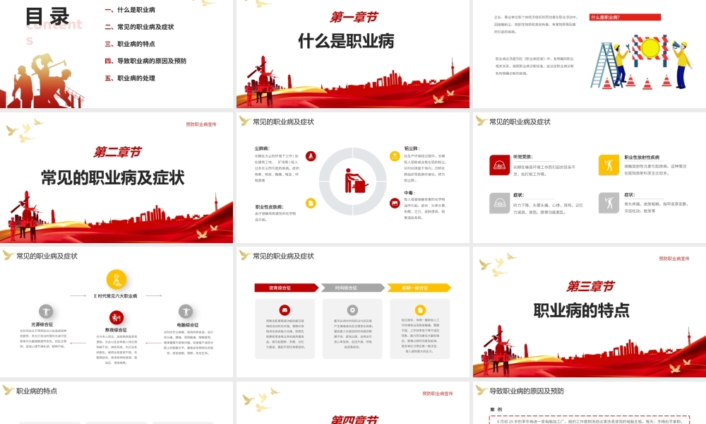 预防职业病宣传介绍ppt模板.pptx