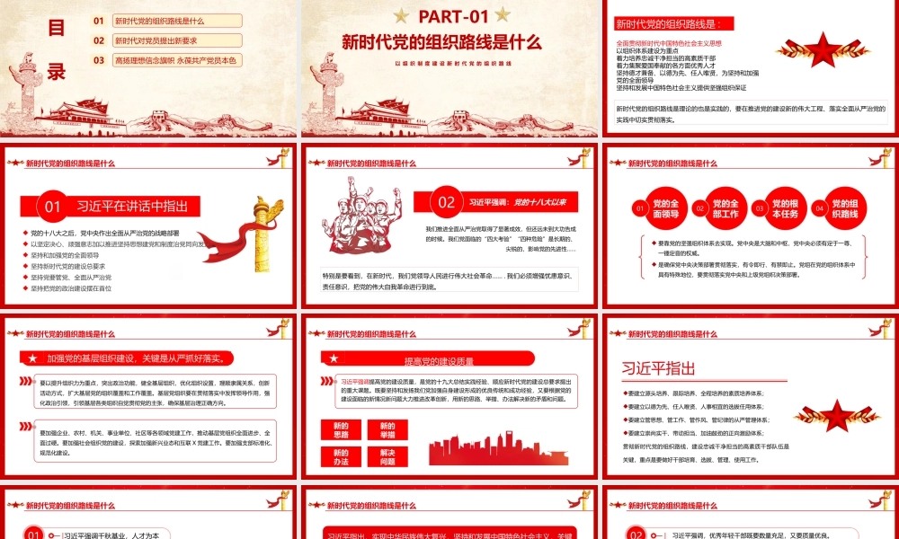《新时代党的组织路线》党课精品.pptx