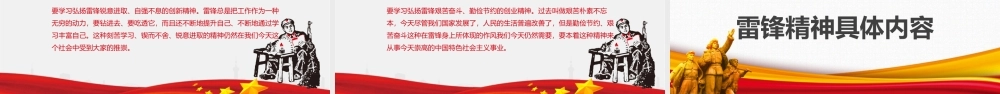 “雷锋精神”党课培训PPT课件.pptx