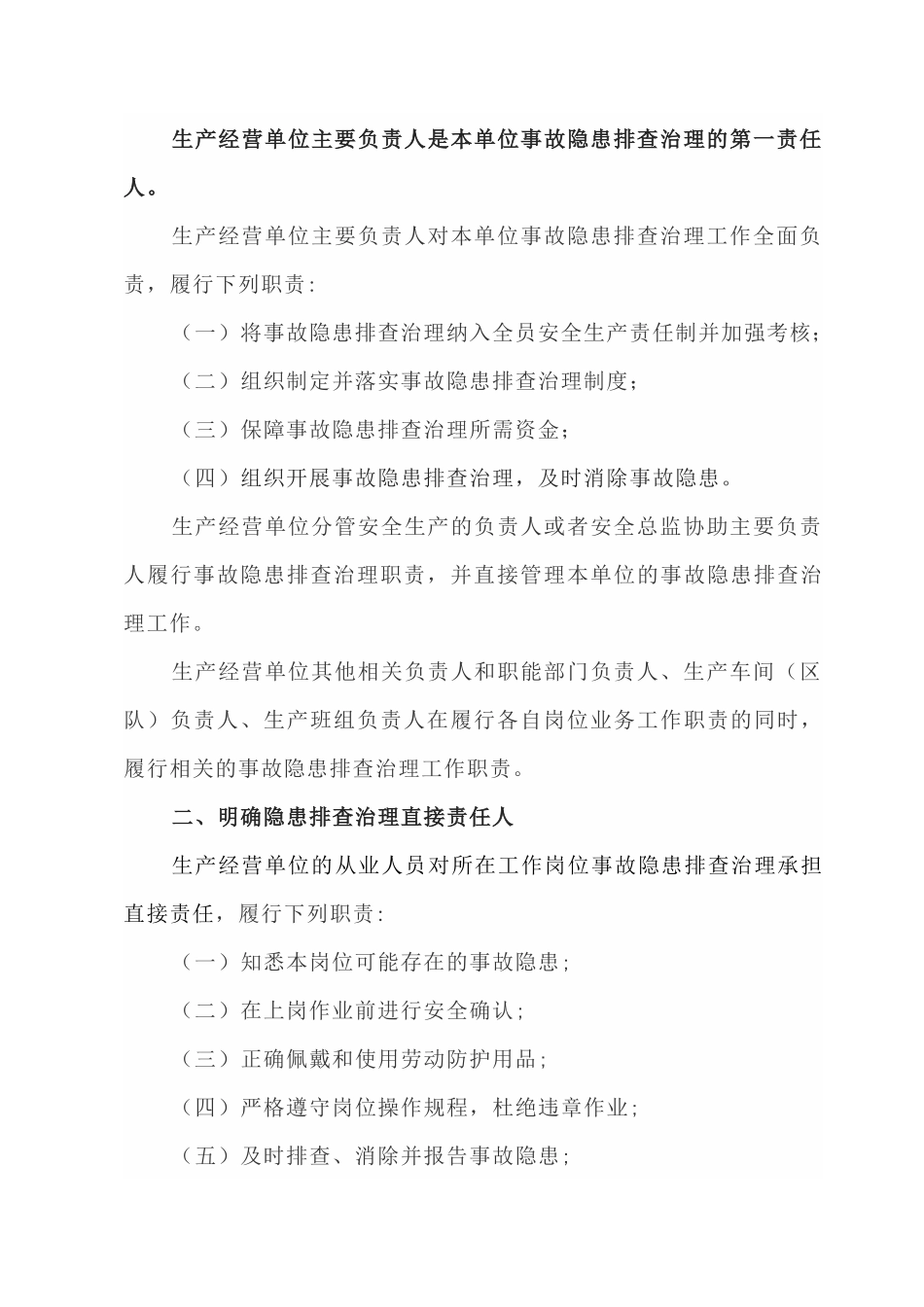 明确生产经营单位履行隐患排查治理的主体责任.docx_第2页