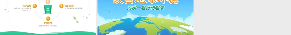 携手共建绿色地球-422世界地球日环保主题ppt课件（带内容）.ppt