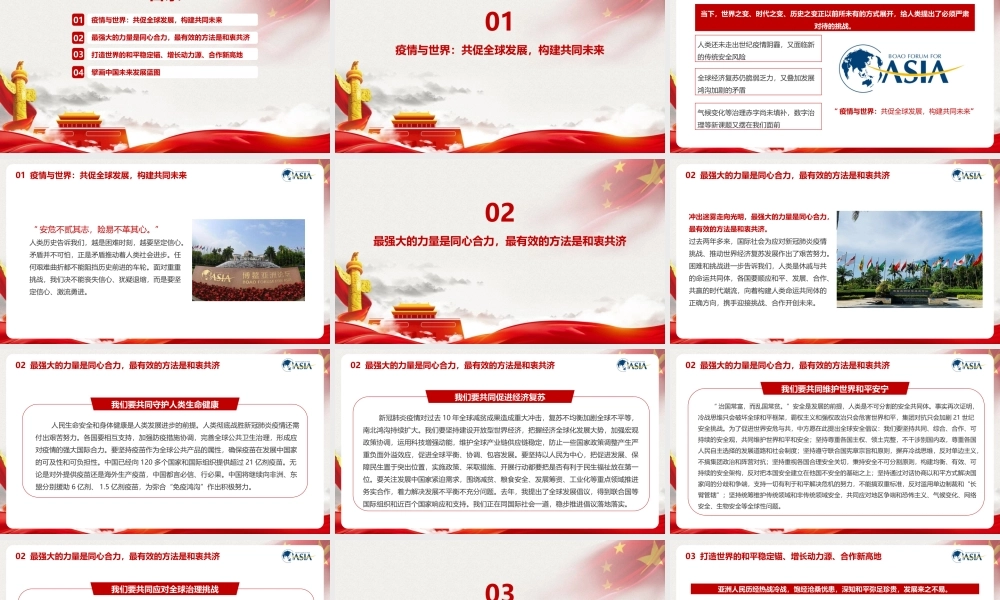 《2022博鳌亚洲论坛开幕式上的重要讲话》宣讲解读PPT.pptx