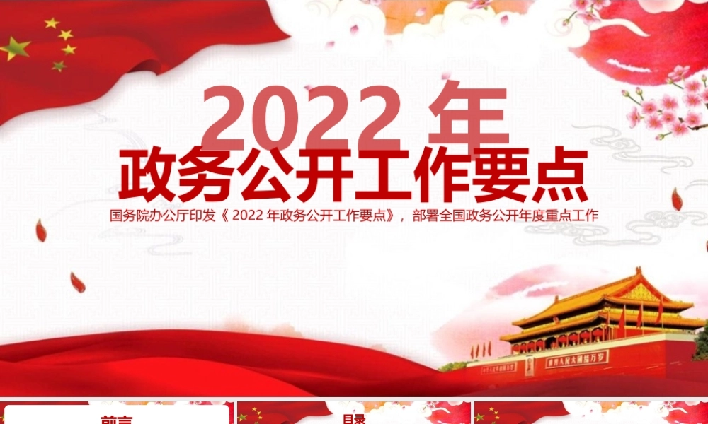 《2022年政务公开工作要点》重点学习PPT.pptx