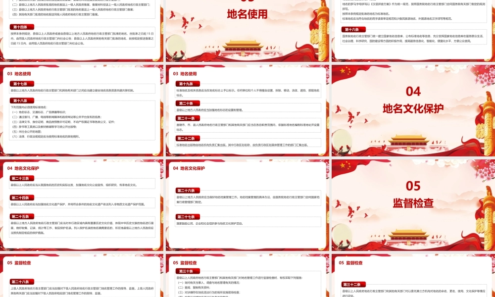 2022《地名管理条例》摘要PPT课件.pptx
