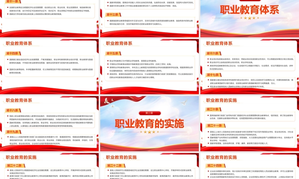 《中华人民共和国职业教育法》资料全文PPT.pptx