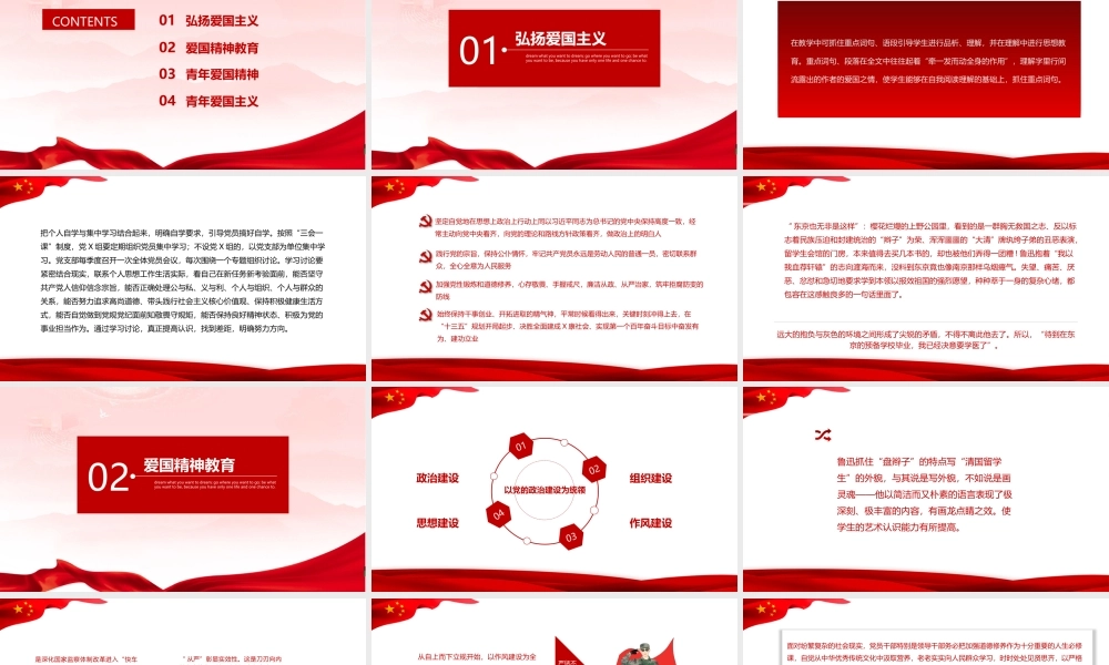 弘扬爱国精神主题班会.pptx