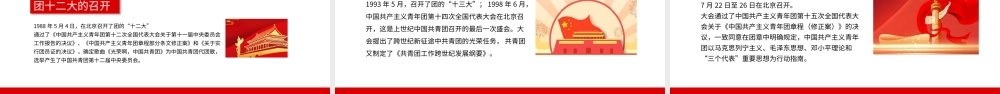 共青团光辉历史PPT模板.pptx