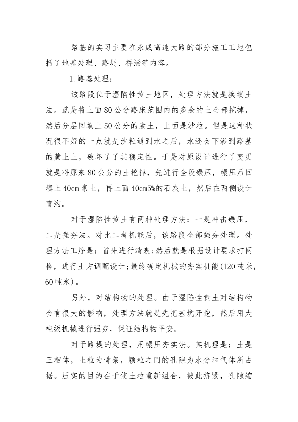 大路实习报告集锦十篇.docx_第2页