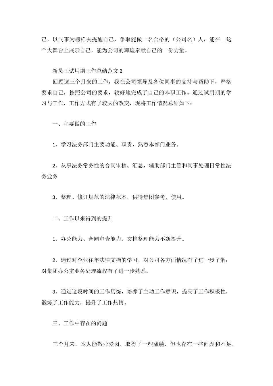 新员工试用期工作总结最新3篇.docx_第2页