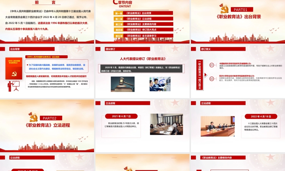 2022年修订《中华人民共和国职业教育法》重点PPT.ppt