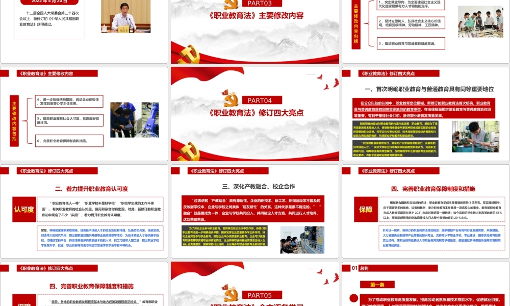 2022年修订《职业教育法》专题PPT.ppt