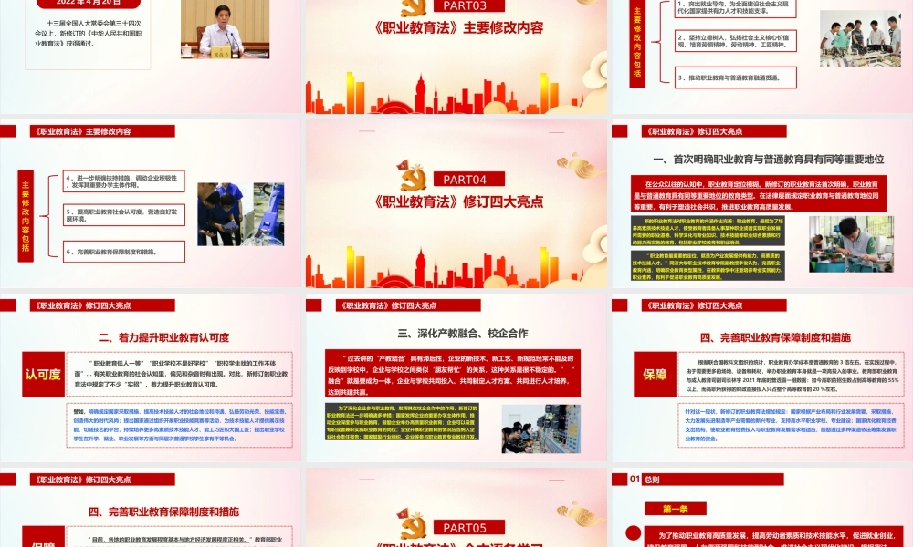 解读学习中华人民共和国职业教育法PPT课件.ppt