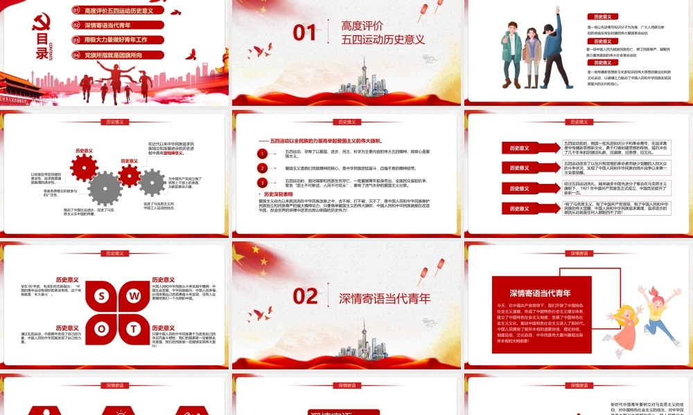 2022《弘扬五四精神创造青春辉煌》学习PPT课件.pptx