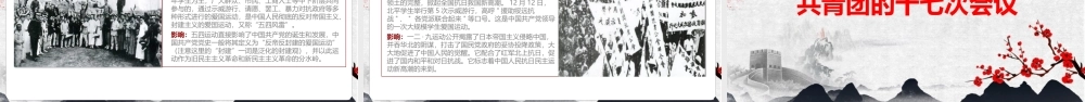 2022共青团的光辉历史专题PPT课件.pptx