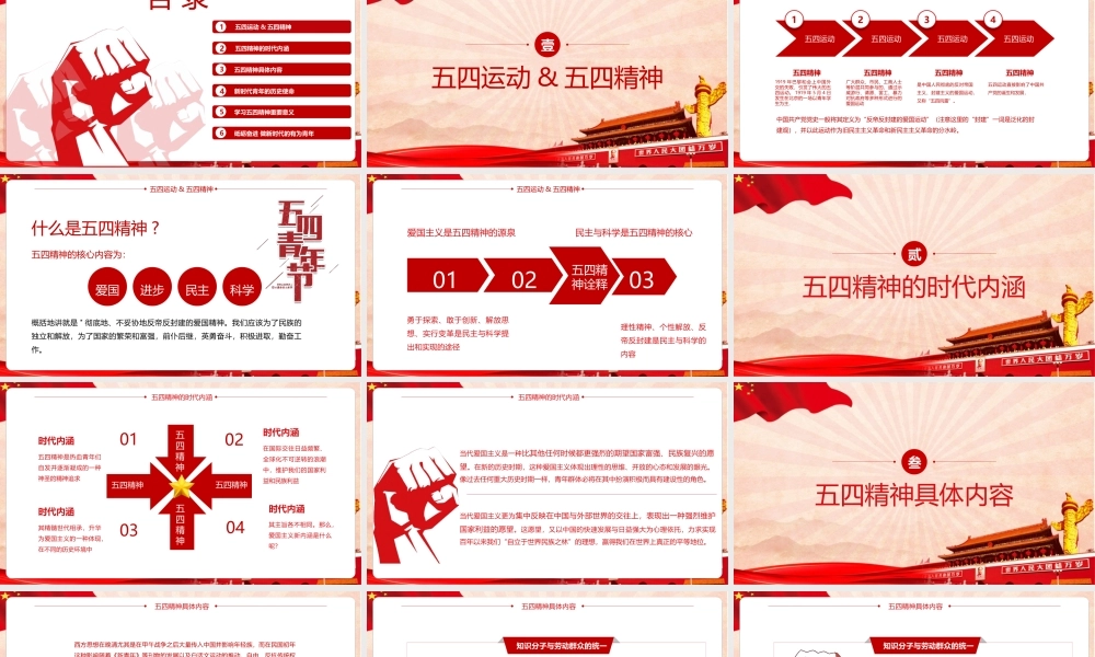 2022聚焦传承五四精神PPT课件.pptx