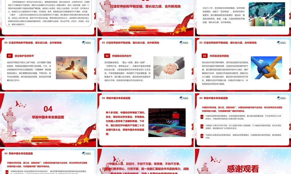 认识2022博鳌亚洲论坛开幕式上的重要讲话PPT.pptx