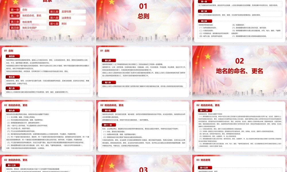 2022《地名管理条例》PPT课件.pptx