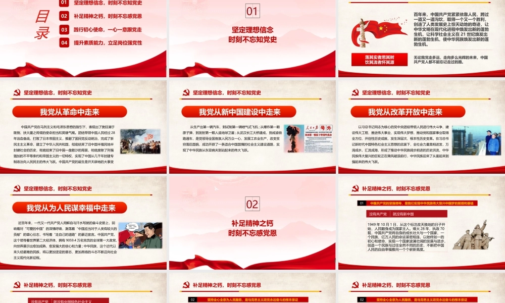 “知党史 感党恩 跟党走”PPT课件.pptx