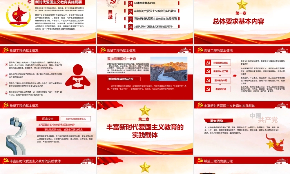 “新时代爱国主义教育”党课PPT.pptx