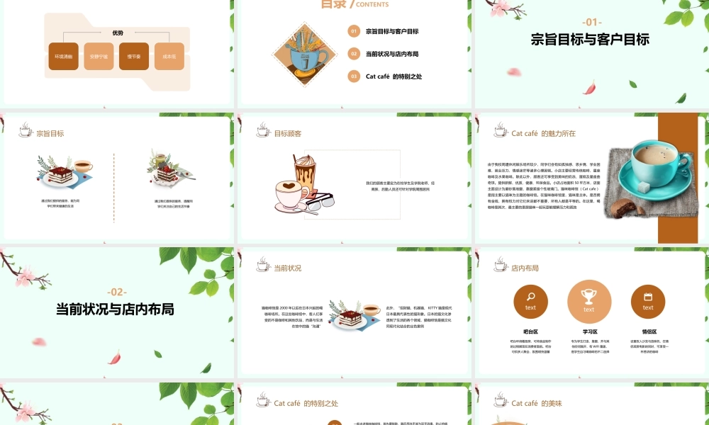 《猫咪主题咖啡店创业》案例分享ppt.pptx