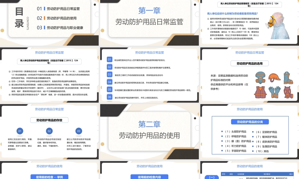 《劳动防护用品管理使用》培训专业内容ppt课件.pptx
