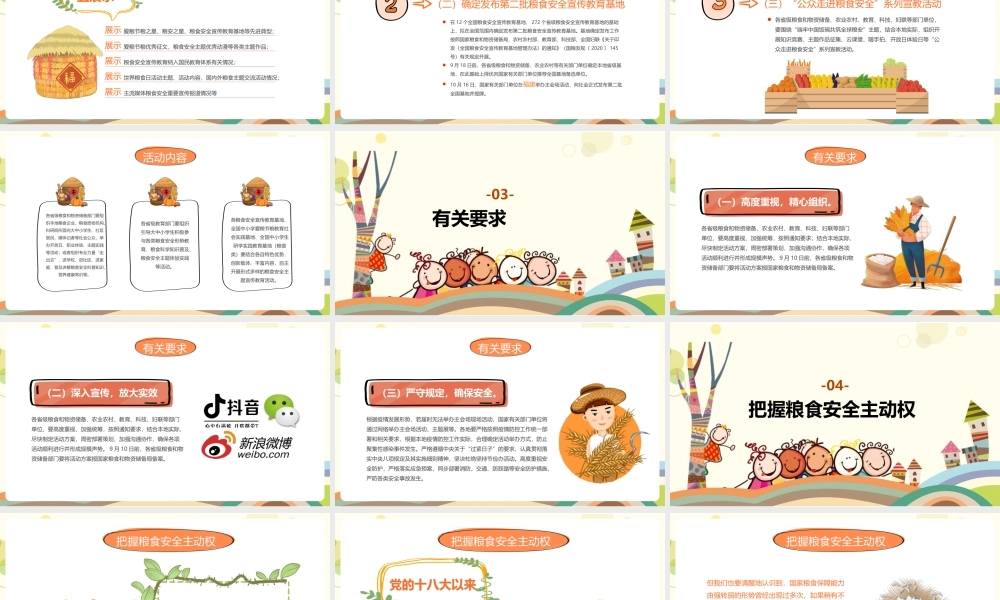 《珍惜粮食从我们做起》北京世界粮食日和全国粮食安全宣传周活动ppt.pptx