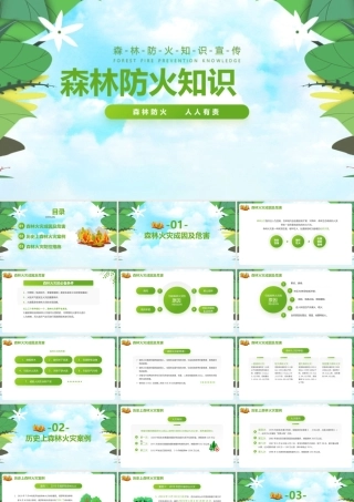 【2022新版】《森林防火》专题教育ppt课件.pptx