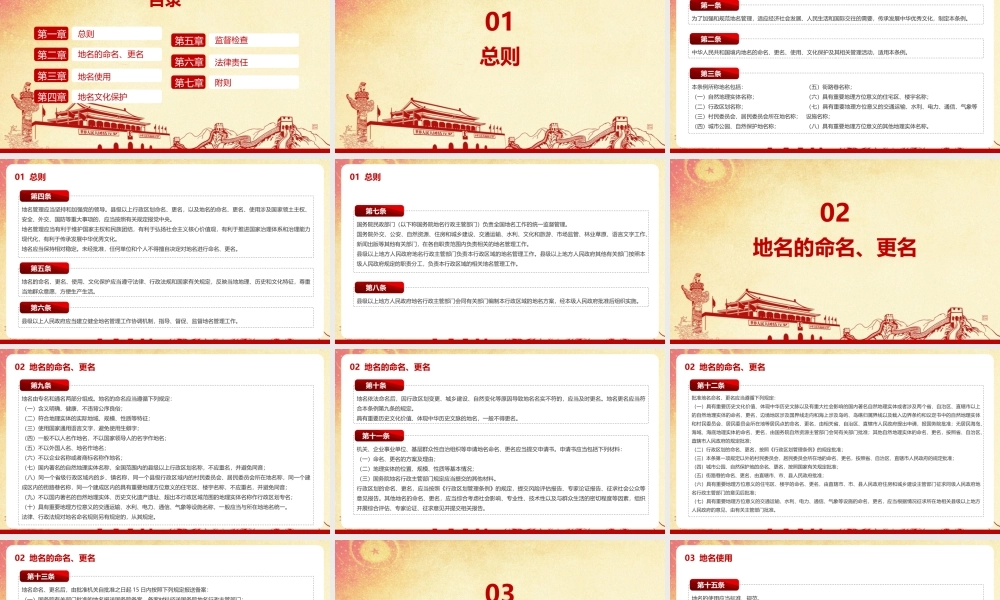 聚焦《地名管理条例》PPT课件.pptx
