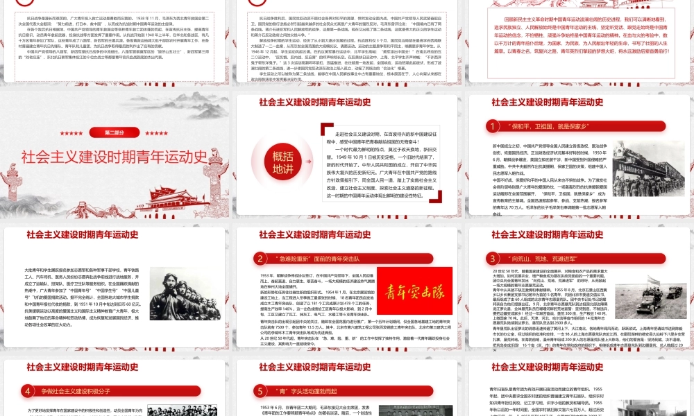 2022庆祝中国共青团百年弘扬五四精神挥洒热血青春党课培训PPT课件.pptx