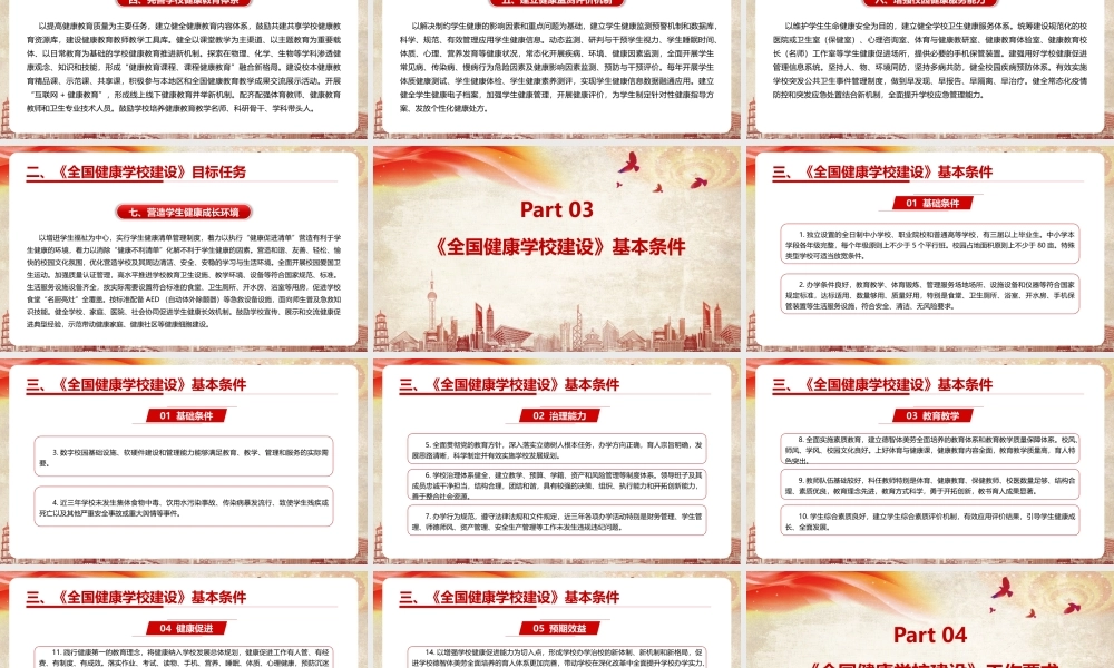 2022聚焦《关于实施全国健康学校建设计划》PPT课件.pptx