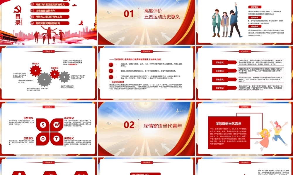 《弘扬五四精神创造青春辉煌》党课培训PPT课件.pptx