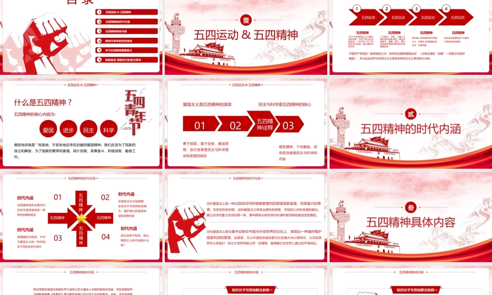 传承五四精神详解PPT课件.pptx