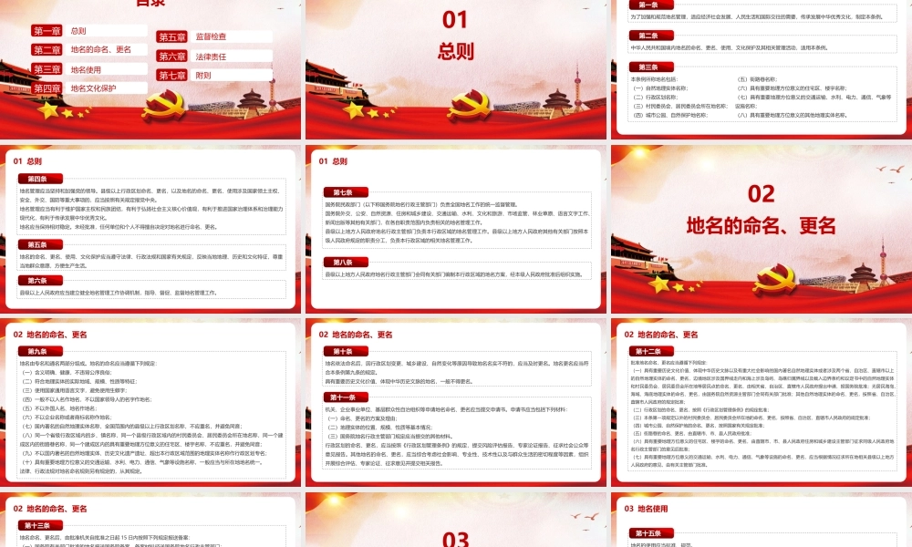 2022《地名管理条例》知识PPT课件.pptx