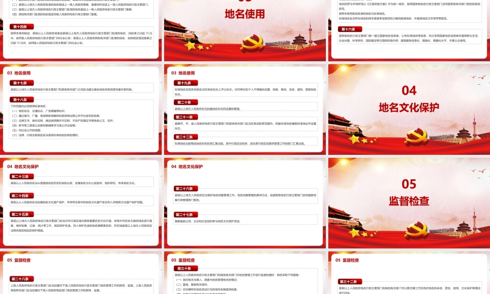 2022《地名管理条例》知识PPT课件.pptx