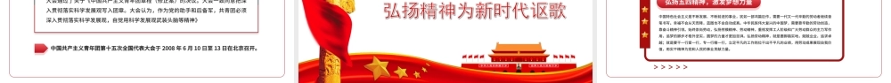 建团100周年团史知识-中国共青团发展历程PPT课件（带内容）.ppt