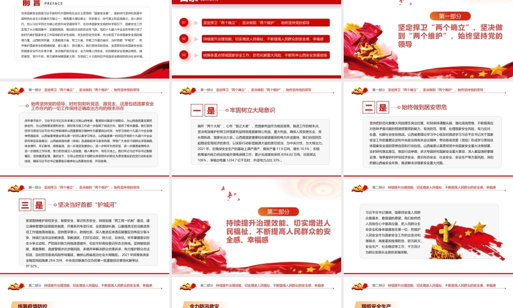 全面贯彻落实总体国家安全观不断筑牢三晋全方位高质量发展安全屏障PPT课件（带内容）.pptx
