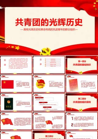 《共青团的光辉历史》资料内容PPT课件.pptx