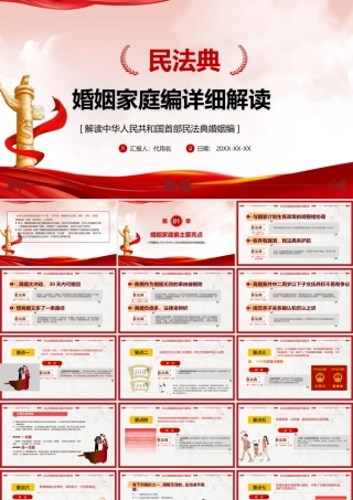 2022年《民法典婚姻家庭编》学习全文PPT课件.pptx