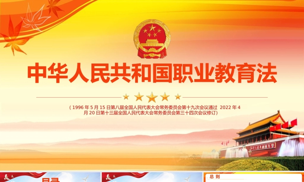 2022年讲解《中华人民共和国职业教育法》PPT课件.pptx