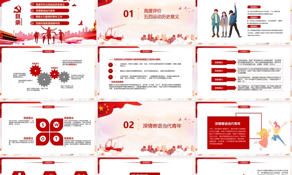 《弘扬五四精神创造青春辉煌》重点PPT.pptx