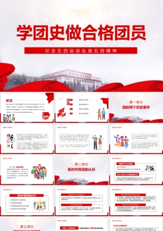 弘扬五四精神学团史做合格团员专题PPT.pptx
