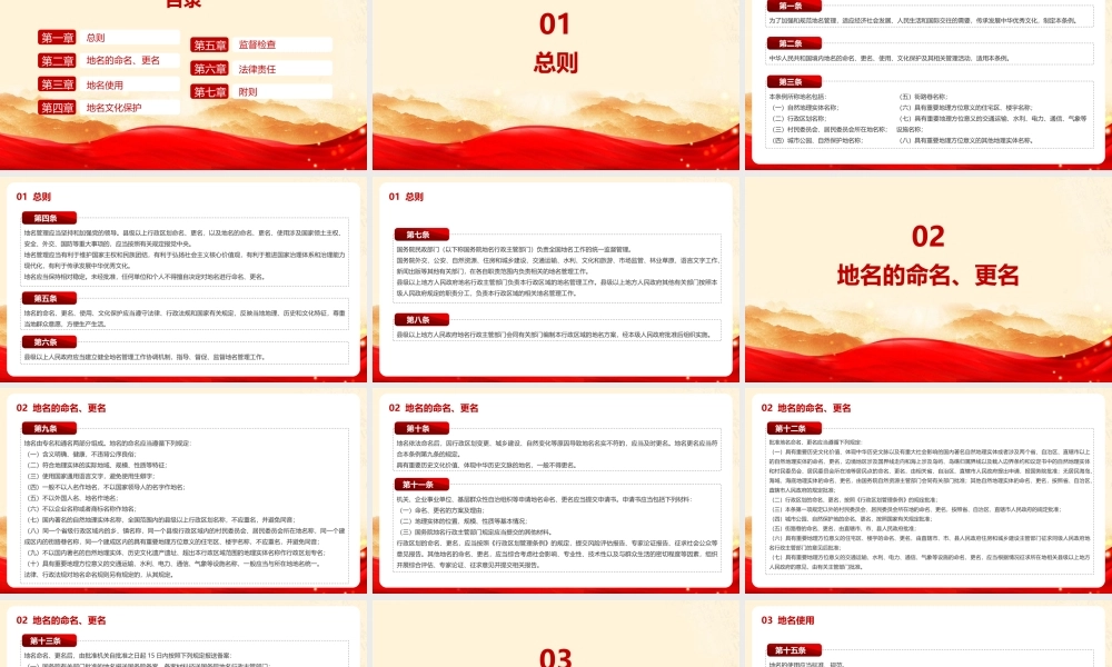 2022年《地名管理条例》微党课PPT课件.pptx